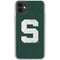 Michigan State University Spartans Away Grey S iPhone 11 Clear Case