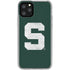Michigan State University Spartans Away Grey S iPhone 11 Pro Clear Case