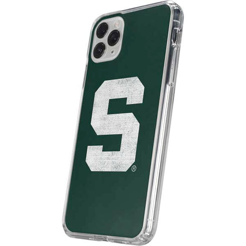 Michigan State University Spartans Away Grey S iPhone 11 Pro Clear Case