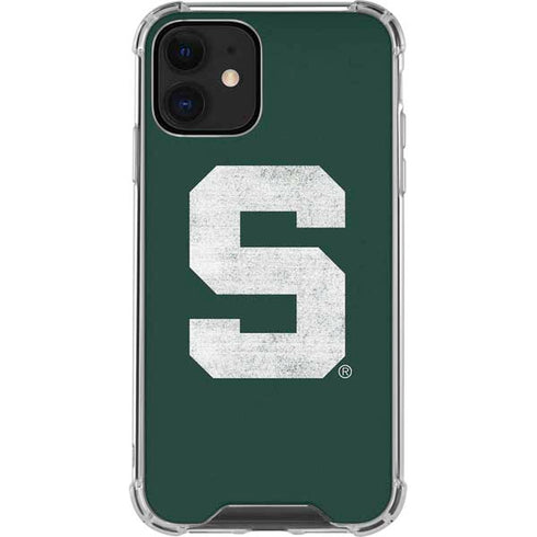 Michigan State University Spartans Away Grey S iPhone 12 Mini Clear Case