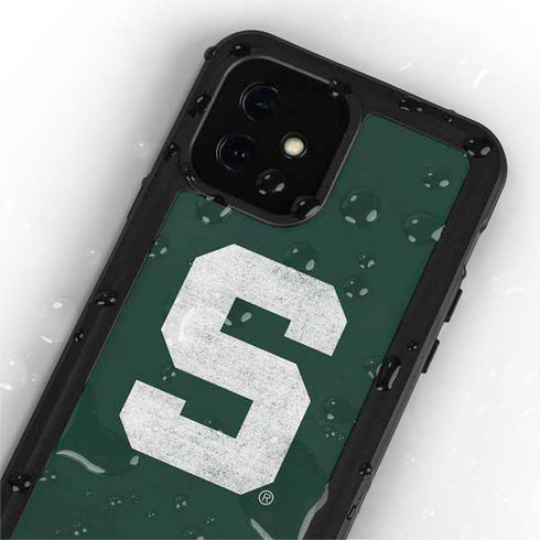 Michigan State University Spartans Away Grey S iPhone 12 Waterproof Case