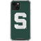 Michigan State University Spartans Away Grey S iPhone 13 Mini Clear Case