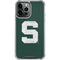 Michigan State University Spartans Away Grey S iPhone 13 Pro Max Clear Case