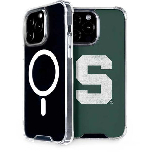 Michigan State University Spartans Away Grey S iPhone 13 Pro Max MagSafe Case