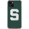 Michigan State University Spartans Away Grey S iPhone 14 Clear Case