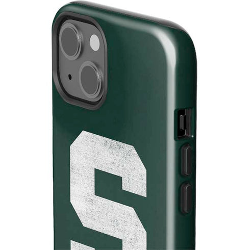 Michigan State University Spartans Away Grey S iPhone 14 Plus Impact Case