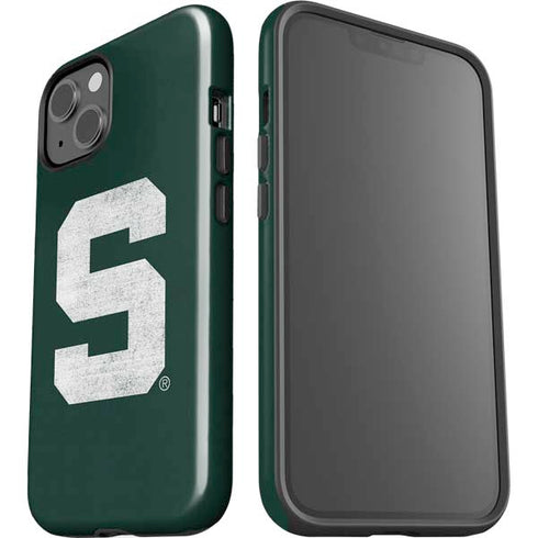 Michigan State University Spartans Away Grey S iPhone 15 Plus Impact Case
