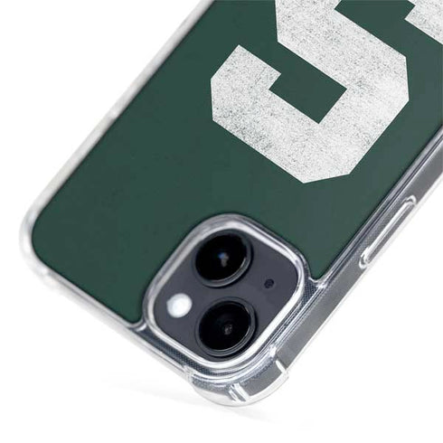 Michigan State University Spartans Away Grey S iPhone 15 MagSafe Case