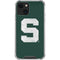 Michigan State University Spartans Away Grey S iPhone 14 Plus Clear Case