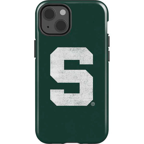 Michigan State University Spartans Away Grey S iPhone 15 Impact Case
