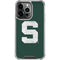 Michigan State University Spartans Away Grey S iPhone 14 Pro Clear Case
