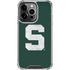 Michigan State University Spartans Away Grey S iPhone 14 Pro Clear Case