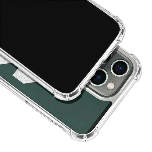 Michigan State University Spartans Away Grey S iPhone 14 Pro Clear Case