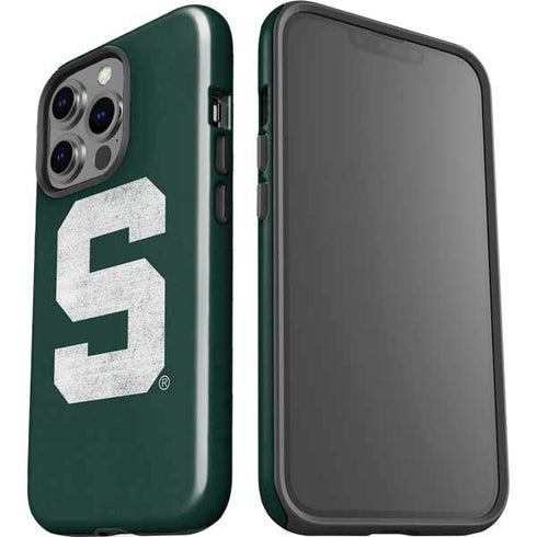 Michigan State University Spartans Away Grey S iPhone 14 Pro Impact Case