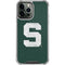 Michigan State University Spartans Away Grey S iPhone 14 Pro Max Clear Case