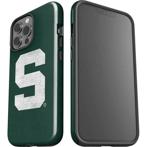 Michigan State University Spartans Away Grey S iPhone 15 Pro Max Impact Case