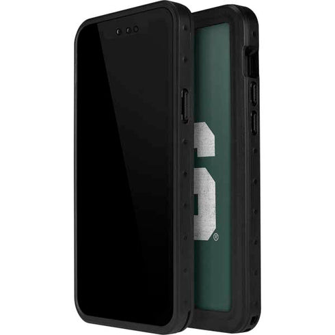Michigan State University Spartans Away Grey S iPhone 14 Pro Waterproof Case