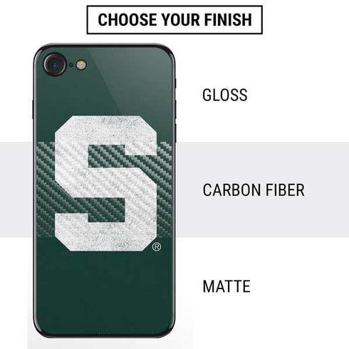 Michigan State University Spartans Away Grey S iPhone SE (2nd & 3rd Gen) Skin