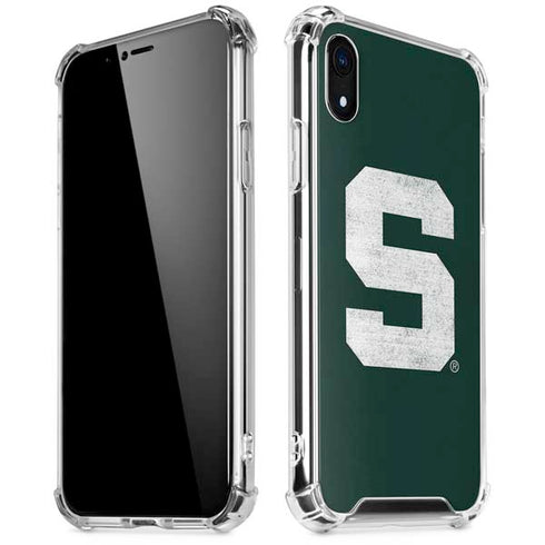 Michigan State University Spartans Away Grey S iPhone XR Clear Case
