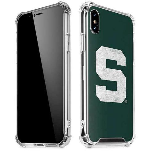 Michigan State University Spartans Away Grey S iPhone XS Max Clear Case