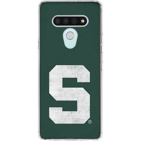 Michigan State University Spartans Away Grey S LG Stylo 6 Clear Case