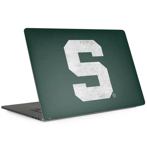 Michigan State University Spartans Away Grey S Apple MacBook Pro 15-inch Skin