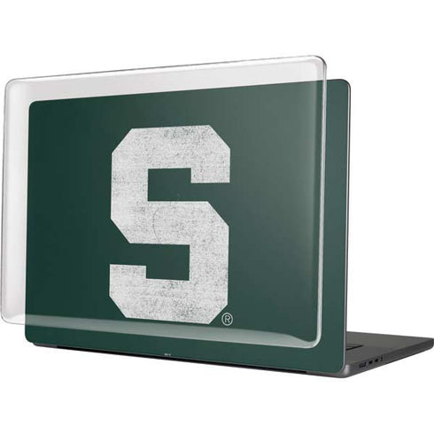 Michigan State University Spartans Away Grey S MacBook Pro 16in (2021-25) Case plus Skin