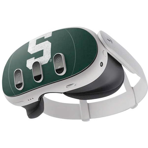 Michigan State University Spartans Away Grey S Meta Quest 3 Skin