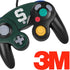 Michigan State University Spartans Away Grey S Nintendo GameCube Controller Skin