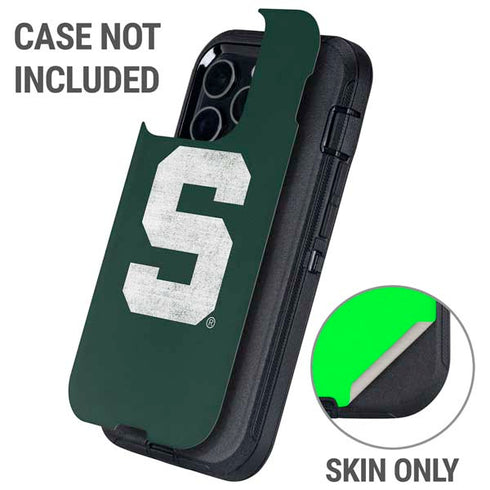 Michigan State University Spartans Away Grey S Otterbox Defender iPhone Skin