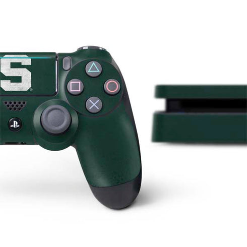 Michigan State University Spartans Away Grey S PS4 Slim Bundle Skin