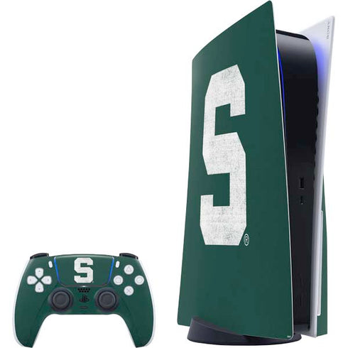 Michigan State University Spartans Away Grey S PS5 Bundle Skin