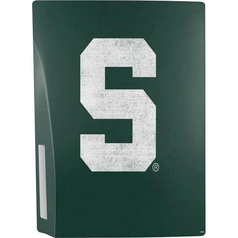 Michigan State University Spartans Away Grey S PS5 Console Skin