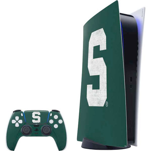 Michigan State University Spartans Away Grey S PS5 Digital Edition Bundle Skin