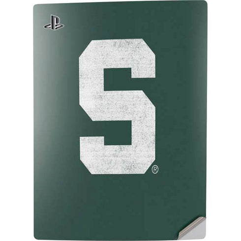 Michigan State University Spartans Away Grey S PS5 Digital Edition Console Skin