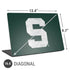 Michigan State University Spartans Away Grey S Universal Laptop 16.6in (13.4 x 9.7in) Skin