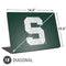 Michigan State University Spartans Away Grey S Universal Laptop 18in (14.6 x 10.6in) Skin