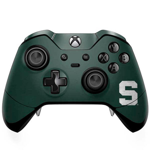 Michigan State University Spartans Away Grey S Xbox One Elite Controller Skin