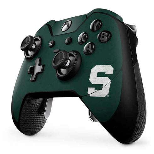 Michigan State University Spartans Away Grey S Xbox One Elite Controller Skin