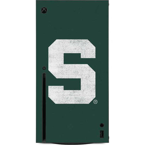 Michigan State University Spartans Away Grey S Xbox Series X Console Skin