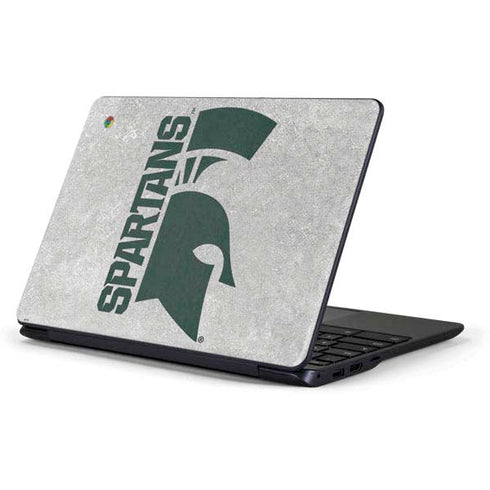 Michigan State University Spartans Half Logo Samsung Chromebook Skin