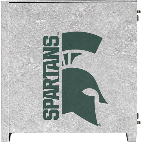 Michigan State University Spartans Half Logo Corsair 4000D Tempered Glass Mid-Tower ATX Case Skin