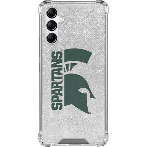 Michigan State University Spartans Half Logo Galaxy A15 5G Clear Case