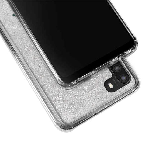 Michigan State University Spartans Half Logo Galaxy A21 Clear Case
