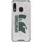 Michigan State University Spartans Half Logo Galaxy A30 Clear Case