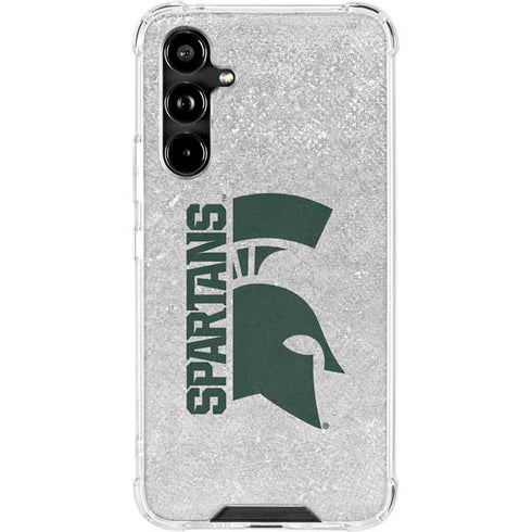Michigan State University Spartans Half Logo Galaxy A54 5G Clear Case