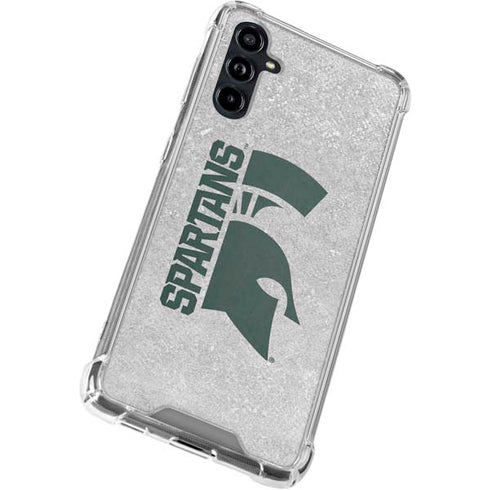Michigan State University Spartans Half Logo Galaxy A54 5G Clear Case