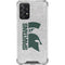 Michigan State University Spartans Half Logo Galaxy A72 5G Clear Case