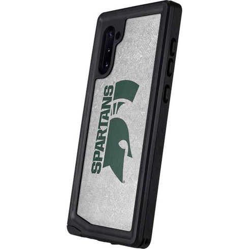 Michigan State University Spartans Half Logo Galaxy Note 10 Waterproof Case