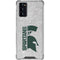 Michigan State University Spartans Half Logo Galaxy Note20 5G Clear Case